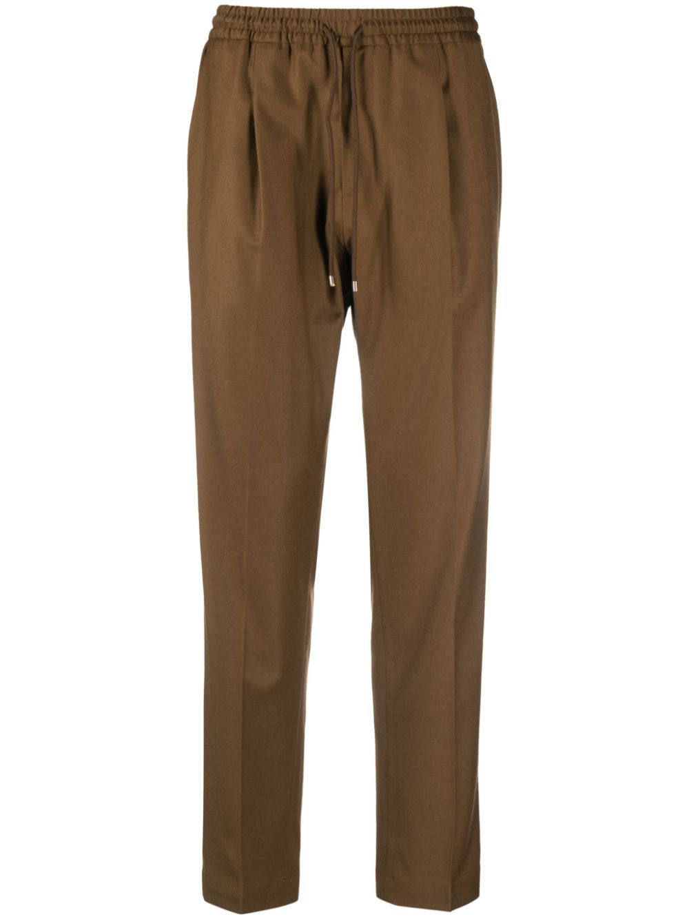 Brown Wimbledon drawstring waist trousers men